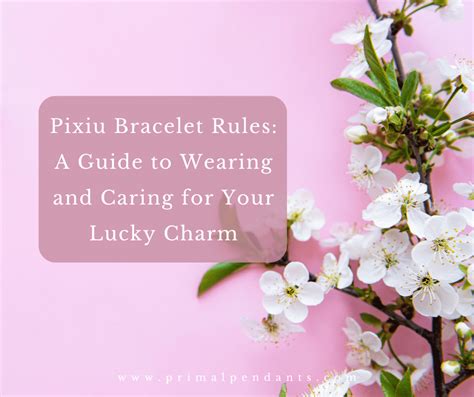 Pixiu Bracelet Rules: A Guide to Wearing and Caring for Your .